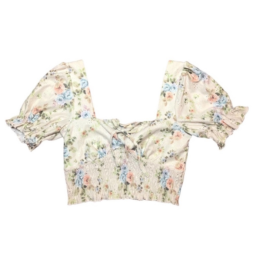 Urban Outfitters floral crop top